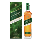 Johnnie Walker Island Green bottle next to its matching green gift box
