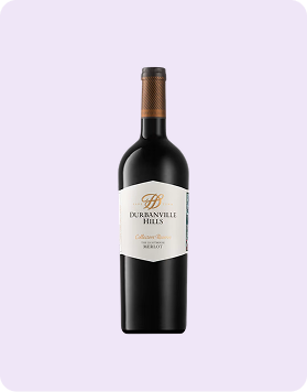 Durbanville Hills Reserve Merlot wine bottle on a white background.
